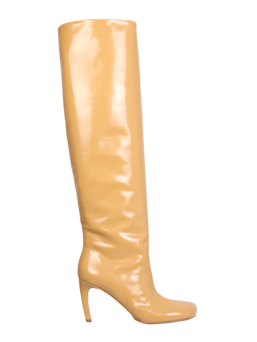 Discover the authentic Dries Van Noten women's HIGH BOOTS in beige