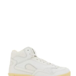 Elevate your look with the JIL SANDER women's HIGH SNEAKERS. in White