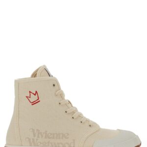 Discover the authentic Vivienne Westwood women's HIGH TOP SNEAKER in White