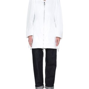 Discover the authentic Bottega Veneta women's HOODED PARKA in White