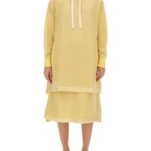 Refresh your wardrobe with the JIL SANDER women's HOODIE in Yellow