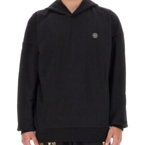 Refresh your wardrobe with the Philipp Plein men's HOODIE in Black