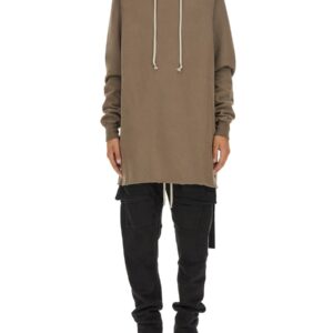 Discover the authentic RICK OWENS DRKSHDW men's HOODIE in beige