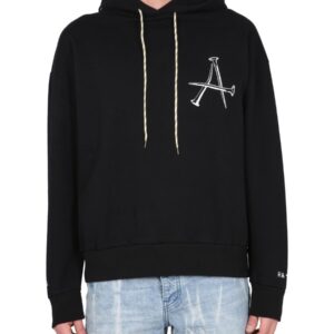 Discover the authentic ARIES men's HOODIE in Black