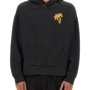 Discover the authentic Palm Angels men's HOODIE in Black