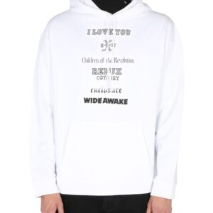 Discover the authentic RAF SIMONS men's HOODIE in White