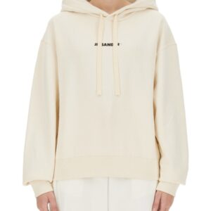 Refresh your wardrobe with the JIL SANDER women's HOODIE in Ivory