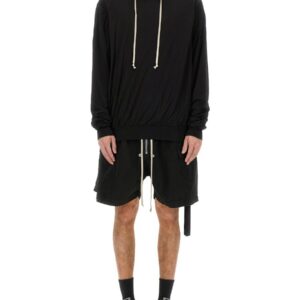 Discover the authentic RICK OWENS DRKSHDW men's HOODIE in Black