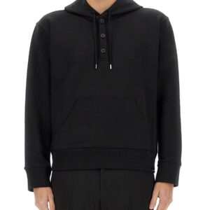 Discover the authentic COURREGES men's HOODIE in Black