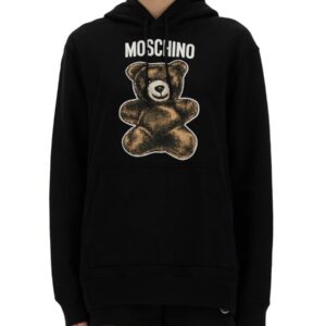 Discover the authentic Moschino women's HOODIE in Black