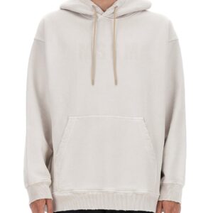 Discover the authentic msgm men's HOODIE in beige