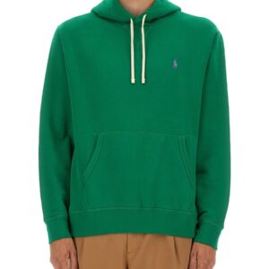 Refresh your wardrobe with the Polo Ralph Lauren men's HOODIE in GREEN