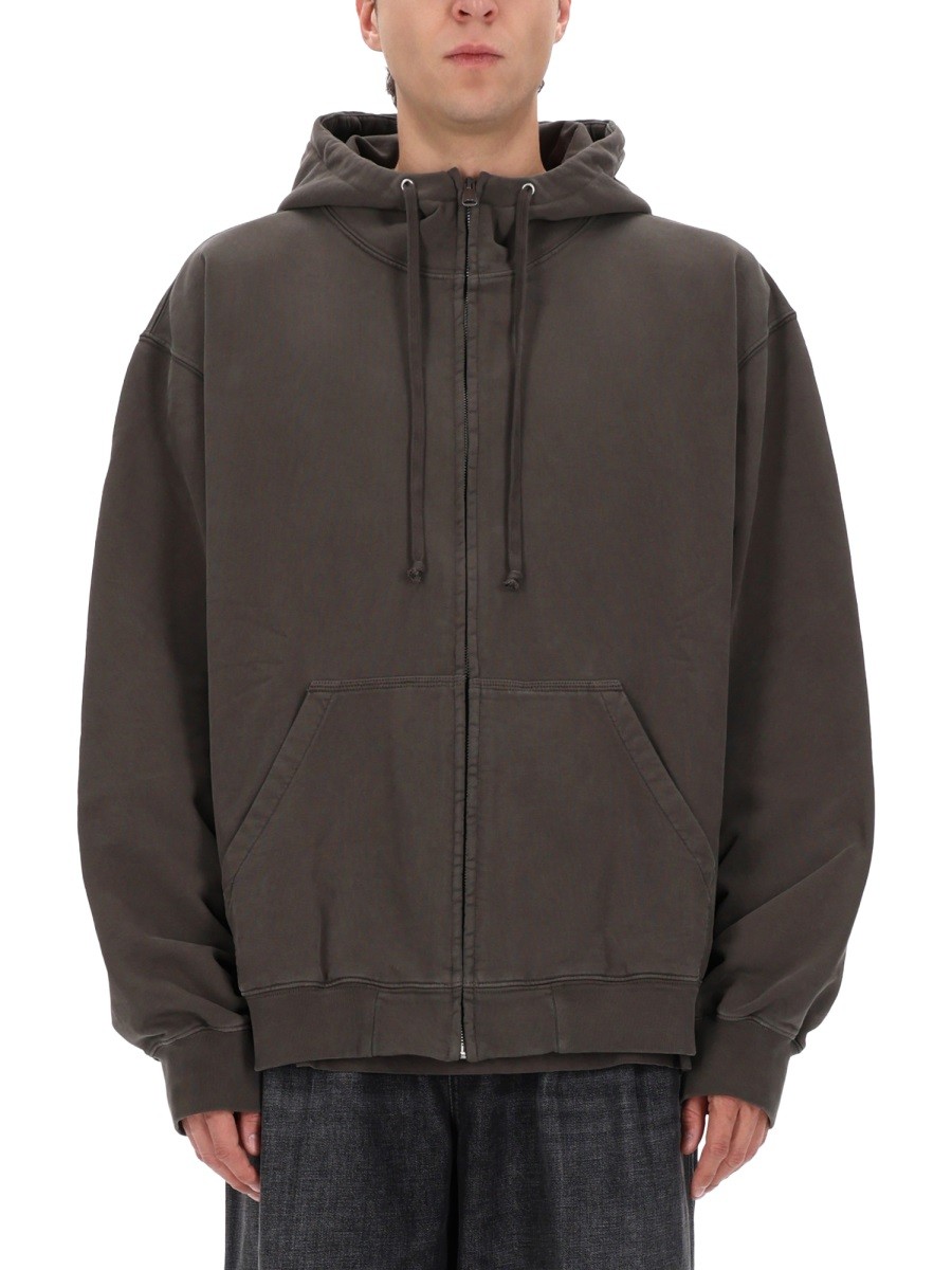Discover the authentic Maison Margiela men's HOODIE in Brown