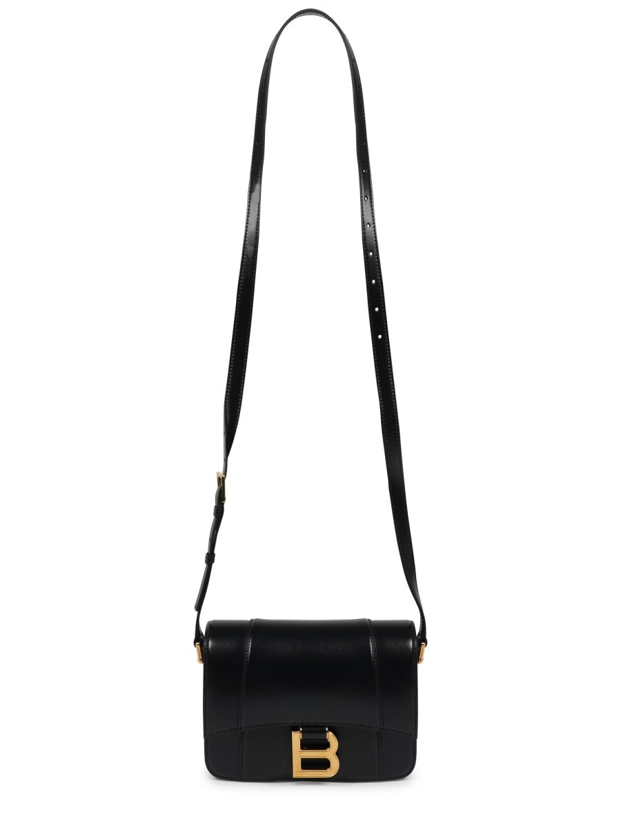 Refresh your wardrobe with the Balenciaga women's "HOURGLASS" BAG SMALL in Black