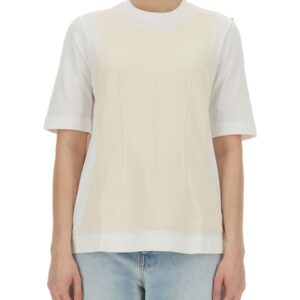 Refresh your wardrobe with the Sportmax women's "HOWL" T-SHIRT in White