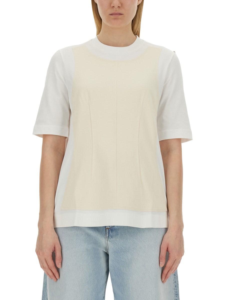 Refresh your wardrobe with the Sportmax women's "HOWL" T-SHIRT in White