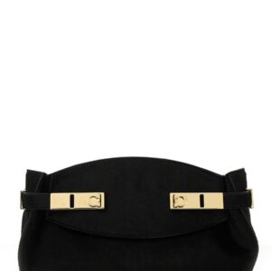 Refresh your wardrobe with the Ferragamo women's "HUG SOFT" BAG in Black