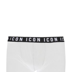 Refresh your wardrobe with the Dsquared2 men's "ICON" BOXERS in White