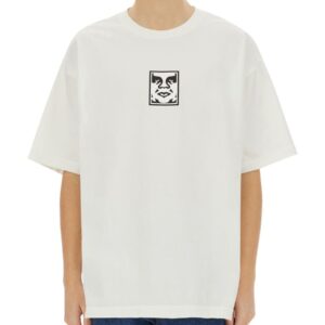 Discover the authentic OBEY men's "ICON FACE" T-SHIRT in White