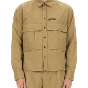Refresh your wardrobe with the Dsquared2 men's "ICON RIPSTOP" SHIRT in Brown