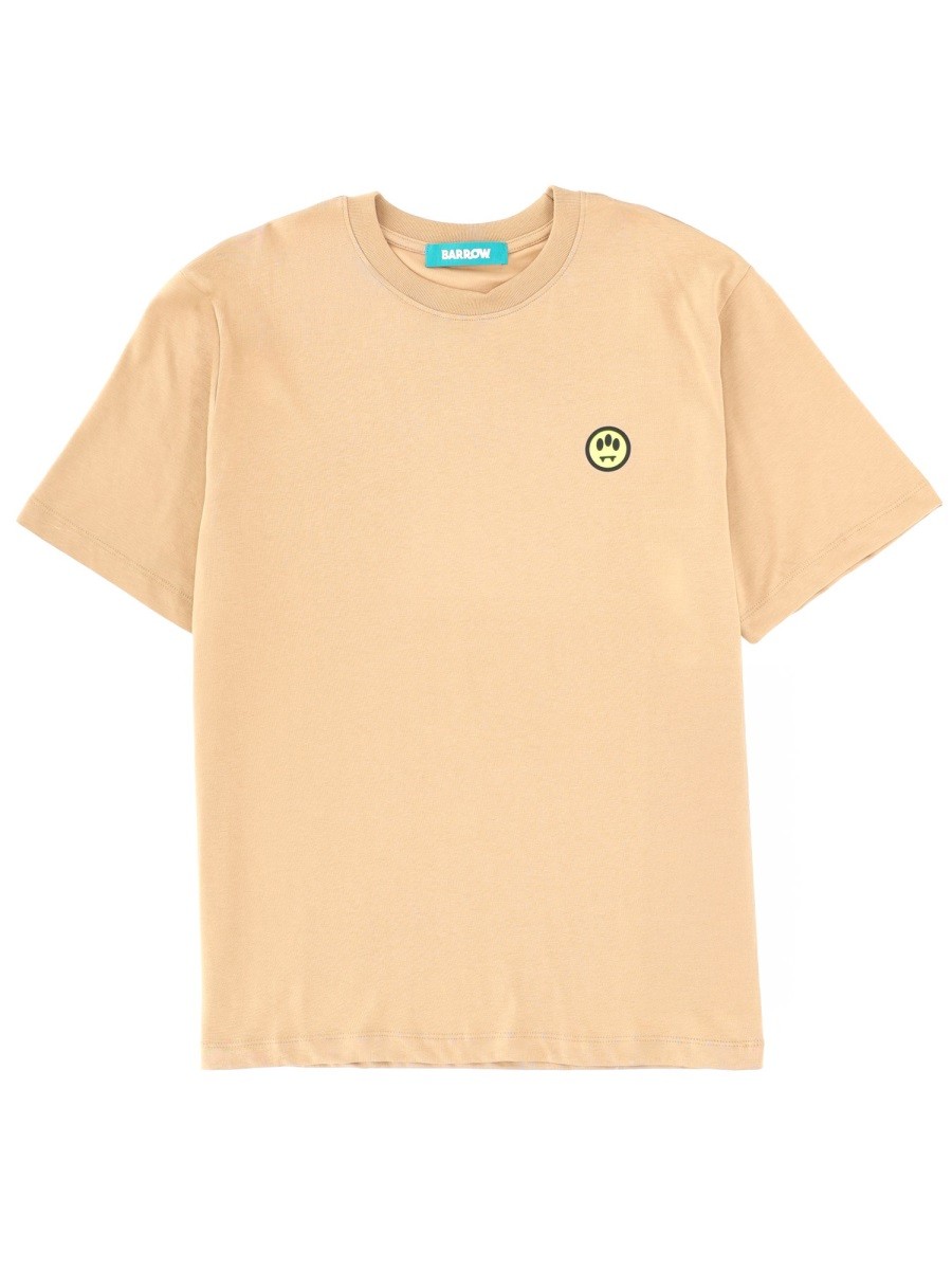 Discover the authentic Barrow unisex "ICONIC" T-SHIRT in orange