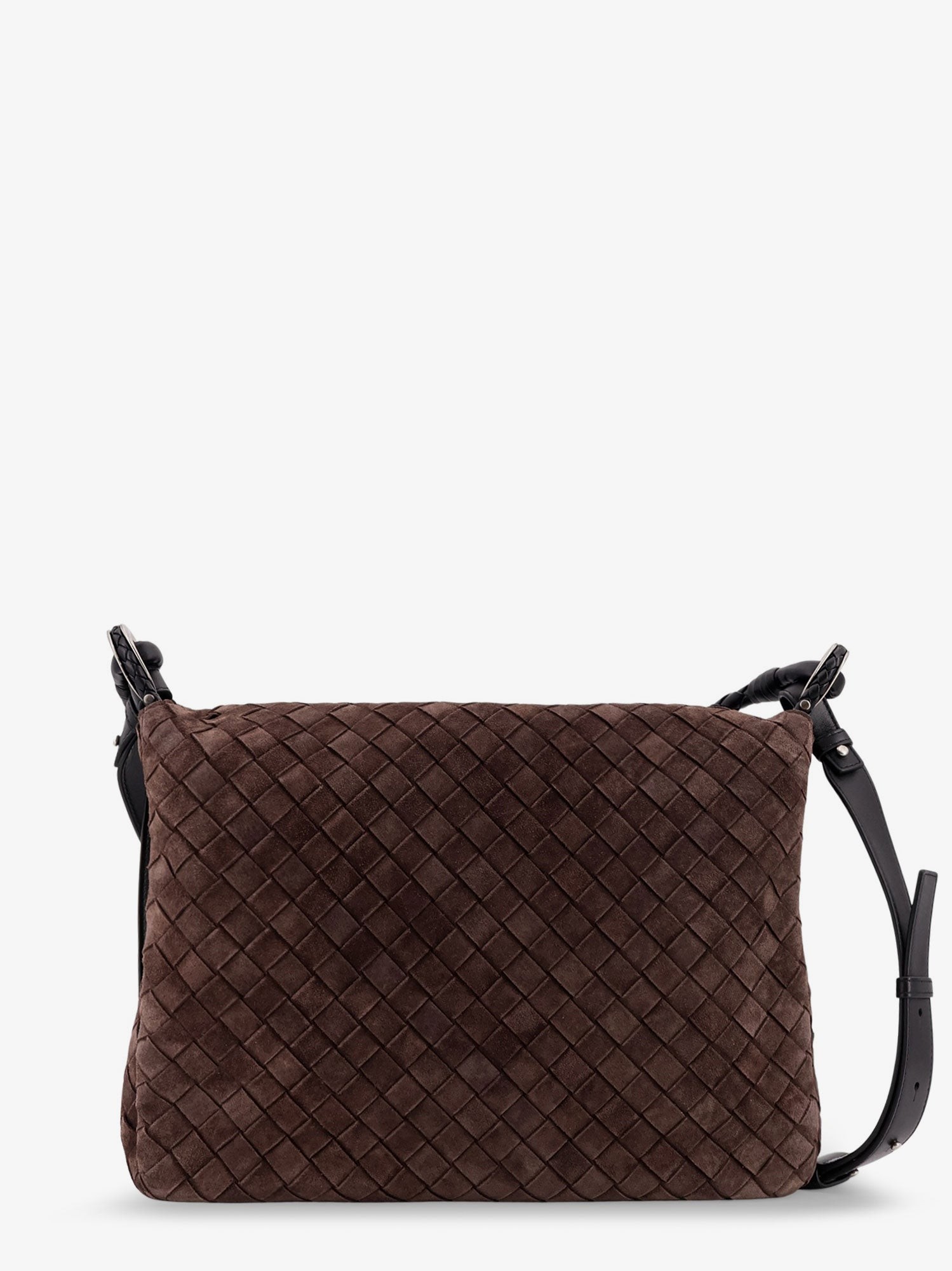 Intrecciato suede shoulder bag - Image 4