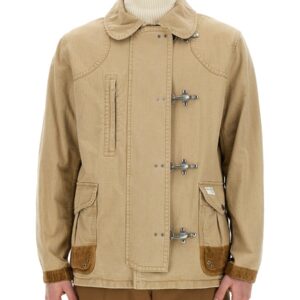 Discover the authentic FAY men's JACKET 4 HOOKS in beige