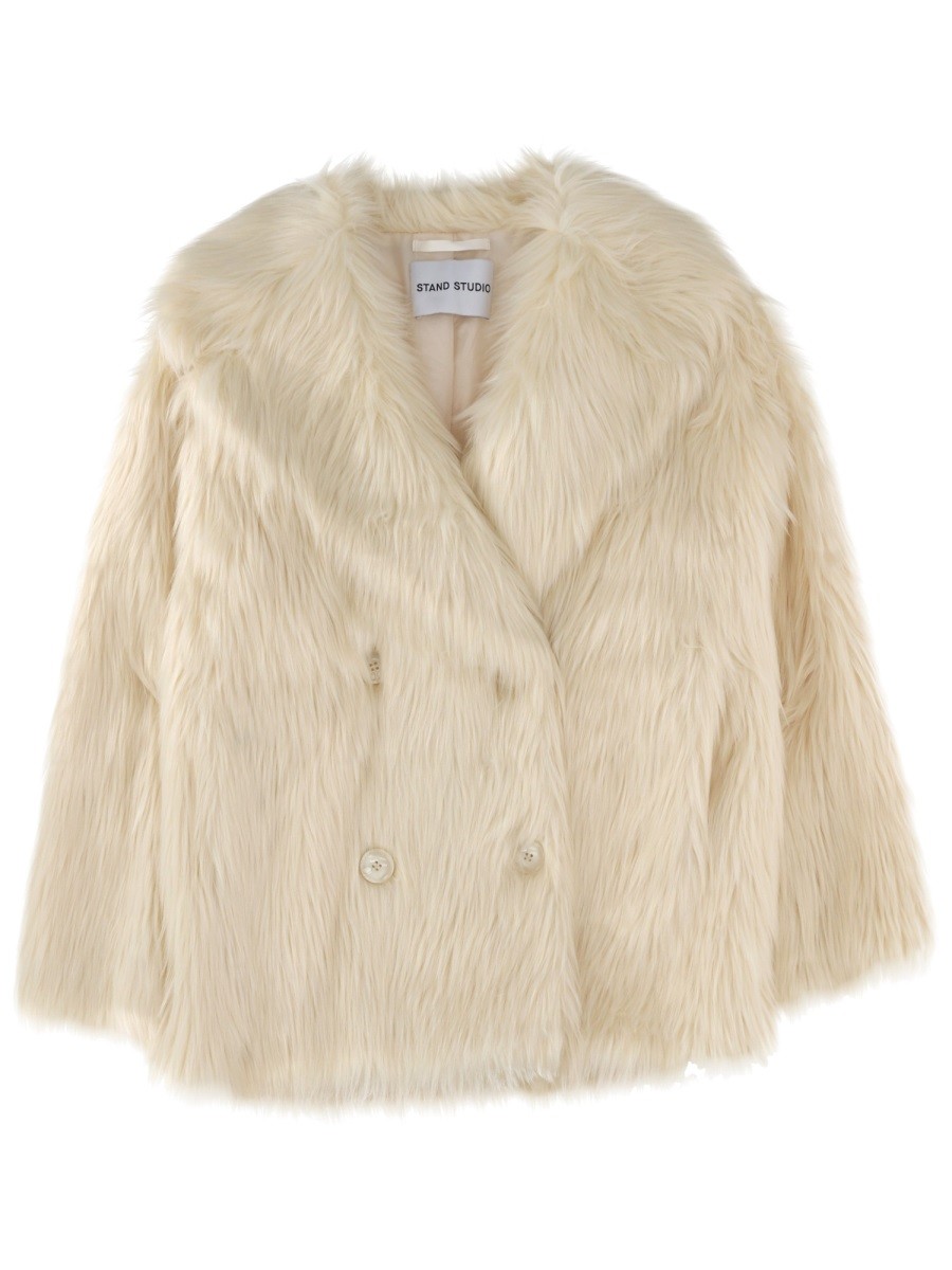 Refresh your wardrobe with the STAND women's JACKET "KATALINA" in White
