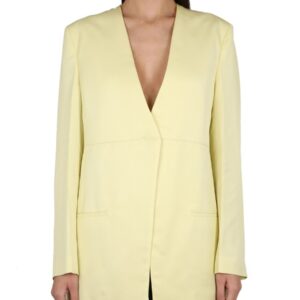 Discover the authentic JIL SANDER women's JACKET WITH BACK SLIT in Yellow