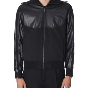 Refresh your wardrobe with the Givenchy men's JACKET WITH LOGO in Black