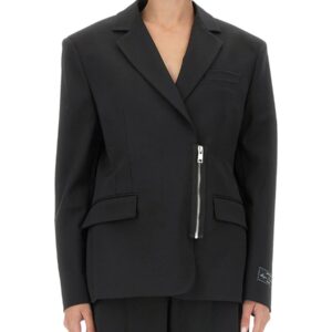 Discover the authentic msgm women's JACKET WITH ZIP in Black