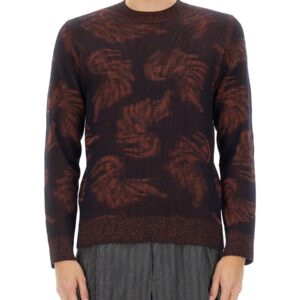 Explore the authentic Dries Van Noten men's JACQUARD KNIT in MULTICOLOUR