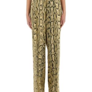 Explore the authentic Dries Van Noten women's JACQUARD PANTS in ANIMALIER