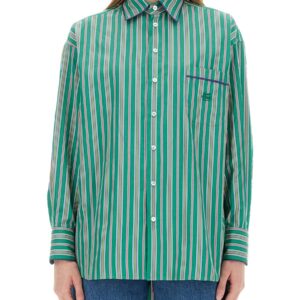 Discover the authentic Etro women's JACQUARD SHIRT in GREEN