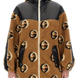 Elevate your look with the Gucci women's JACQUARD ZIPPER JACKET in beige