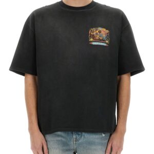 Refresh your wardrobe with the AMIRI men's "JAZZ HIDEAWAY" T-SHIRT in Black