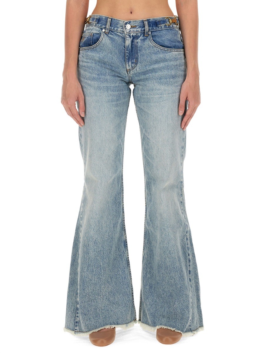 Refresh your wardrobe with the stella mccartney women's JEANS BOOTCUT in DENIM