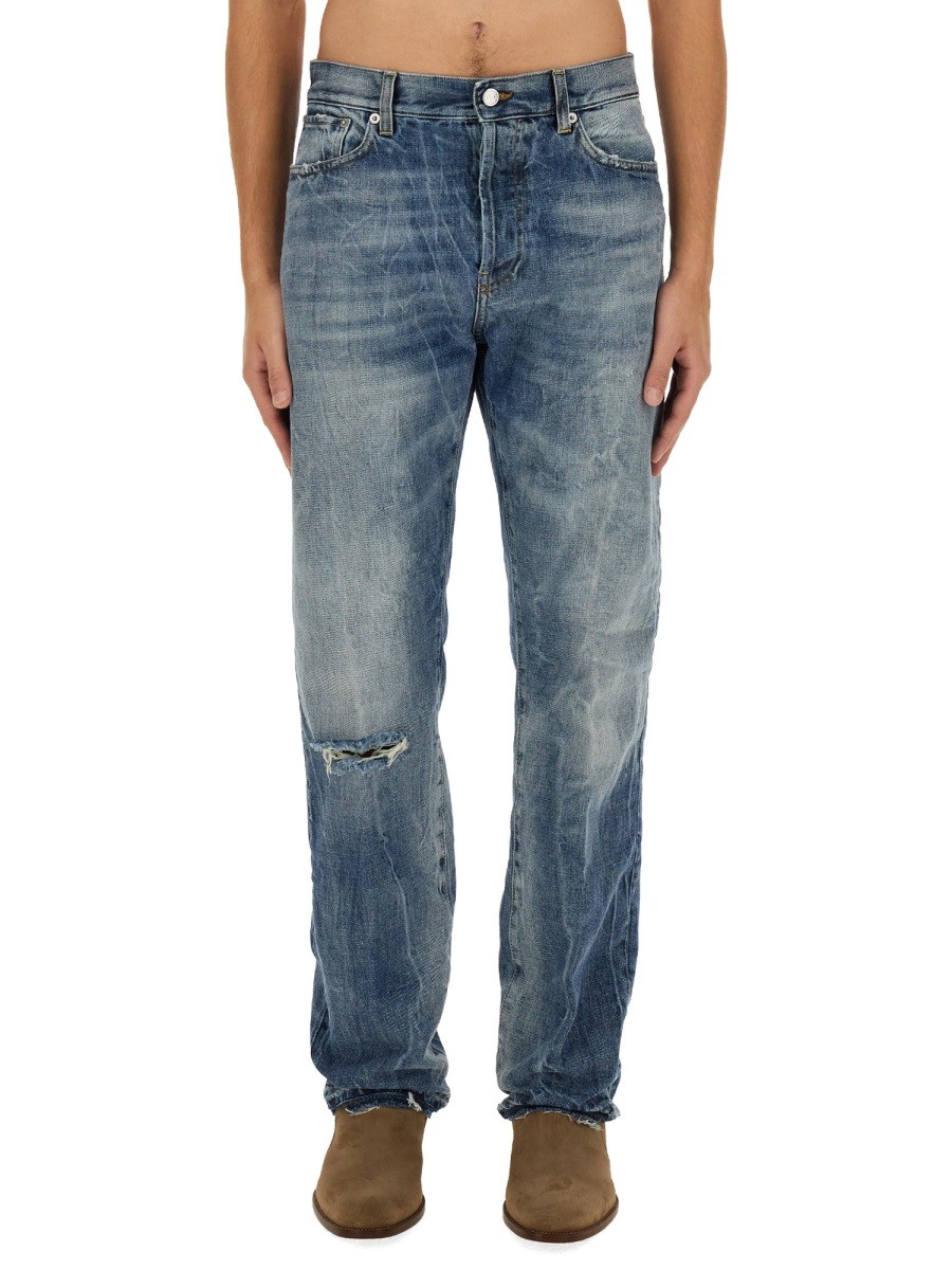 Refresh your wardrobe with the DEPARTMENT FIVE men's JEANS IN DENIM in Blue