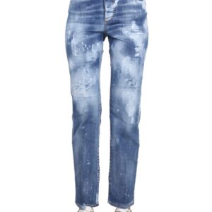Discover the authentic Dsquared2 women's JEANS IN DENIM in Blue