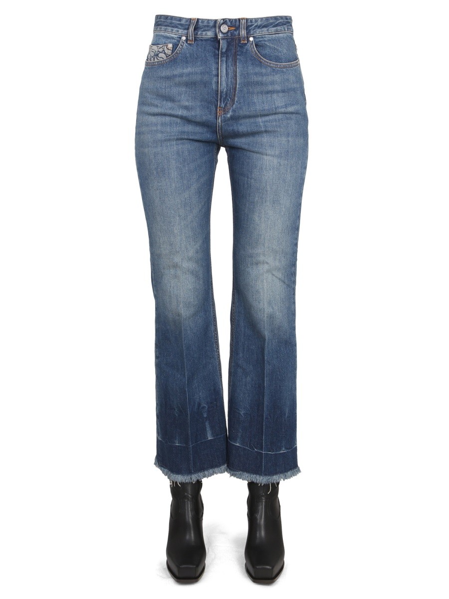 Refresh your wardrobe with the stella mccartney women's JEANS IN DENIM in Blue