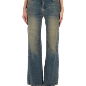 Refresh your wardrobe with the MOSCHINO JEANS women's JEANS IN DENIM in DENIM