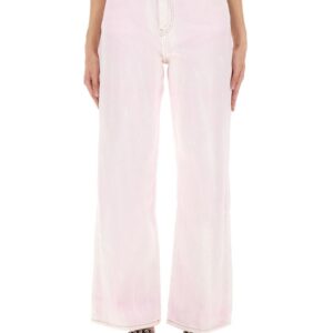 Elevate your look with the GANNI women's JEANS "IZEY" in Pink