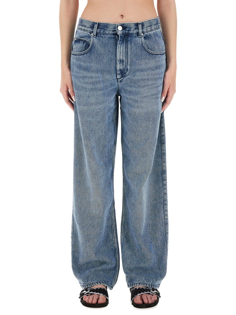 Refresh your wardrobe with the Isabel Marant women's JEANS "JENNY" in DENIM