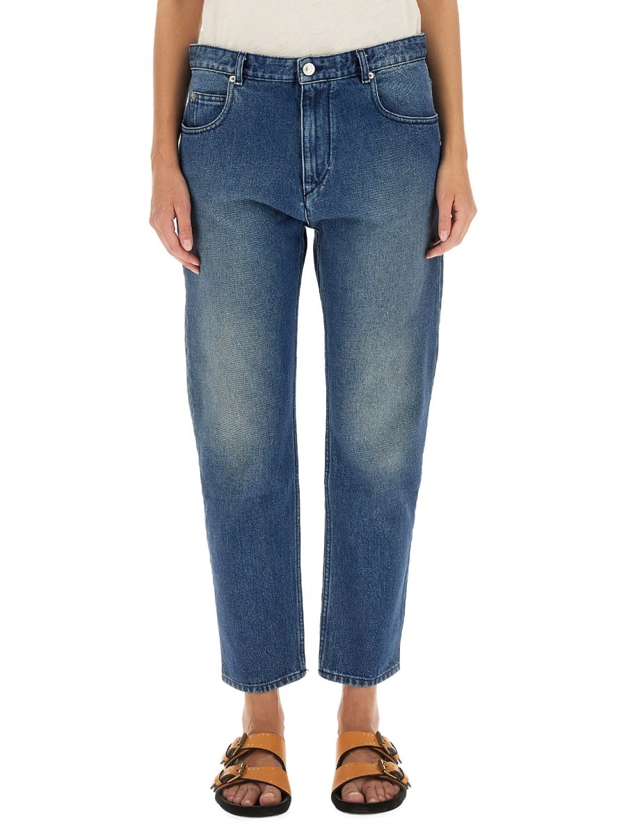 Discover the authentic MARANT ETOILE women's JEANS NEA in Blue