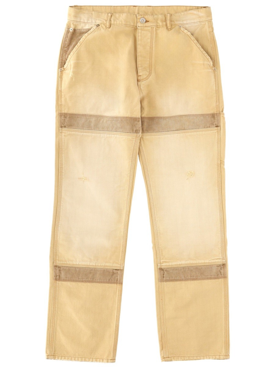 Elevate your look with the WALES BONNER unisex JEANS "SIERRA" in Brown