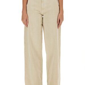 Refresh your wardrobe with the MARANT ETOILE women's JEANS "SOLENE" in POWDER