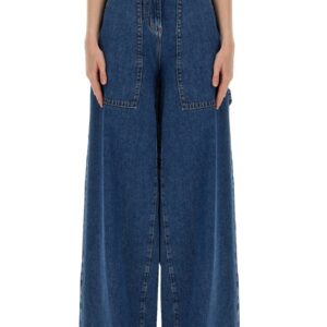 Discover the authentic Etro women's JEANS WIDE LEG in DENIM