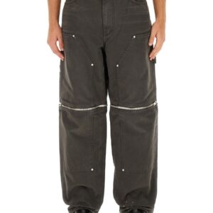 Discover the authentic Givenchy men's JEANS WITH ZIP in Black