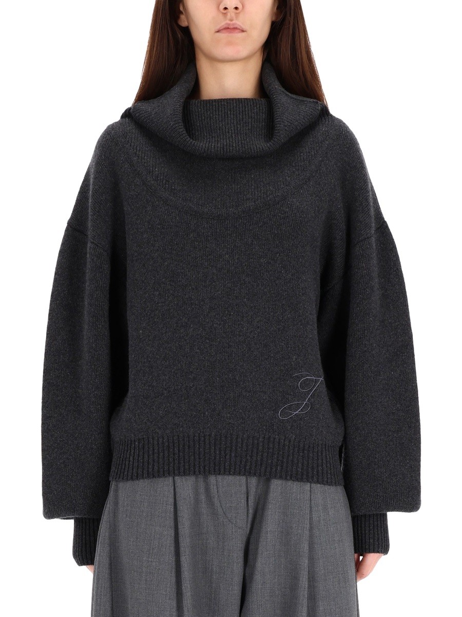 Discover the authentic JACQUEMUS women's JERSEY "BALL" in Grey