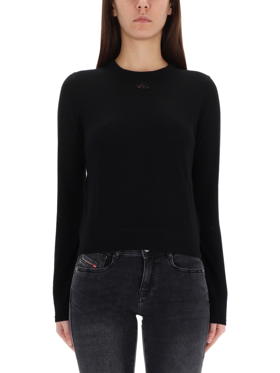 Discover the authentic Diesel women's JERSEY "M-ALINESA" in Black